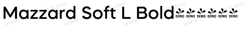 Mazzard Soft L Bold字体转换